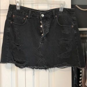 American eagle denim skirt